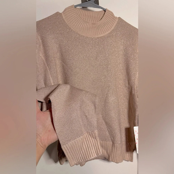 NWT Free People Starry Night Metallic Sweater Medium - Picture 7 of 9